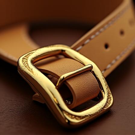 Handgefertigte goldene Schnalle